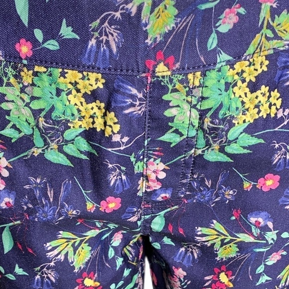 Honey Pull On Floral Blue Floral Pull On Jeans - Picture 7 of 7